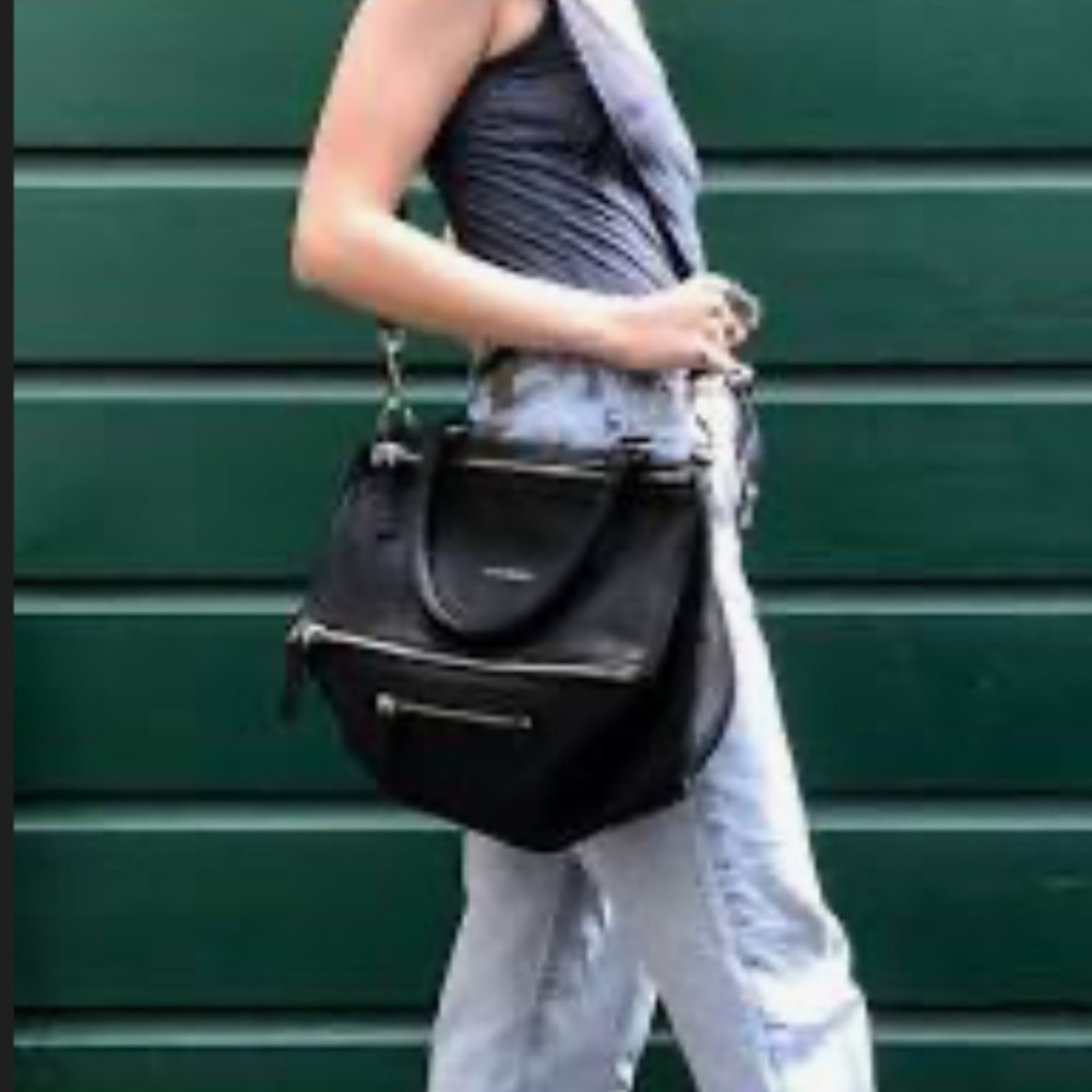 Givenchy Black Leather Shoulder Bag